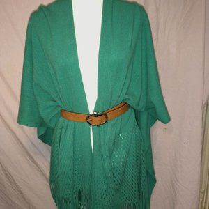 Teal/Turquoise Ruana Wrap